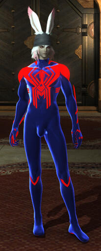 Custom spider suit for viera