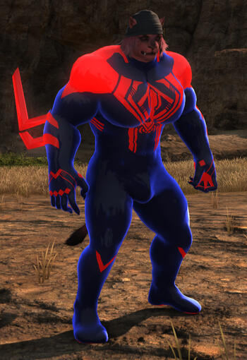 Custom spider suit for hrothgar